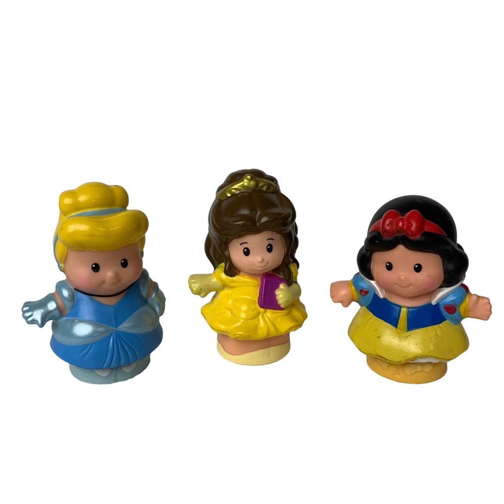 Fisher Price Little People Cinderella Belle‎ Snow White Princesses